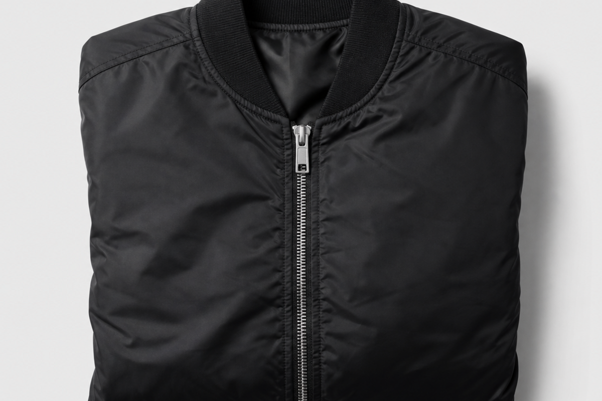 Kayro Bomber Black dettaglio
